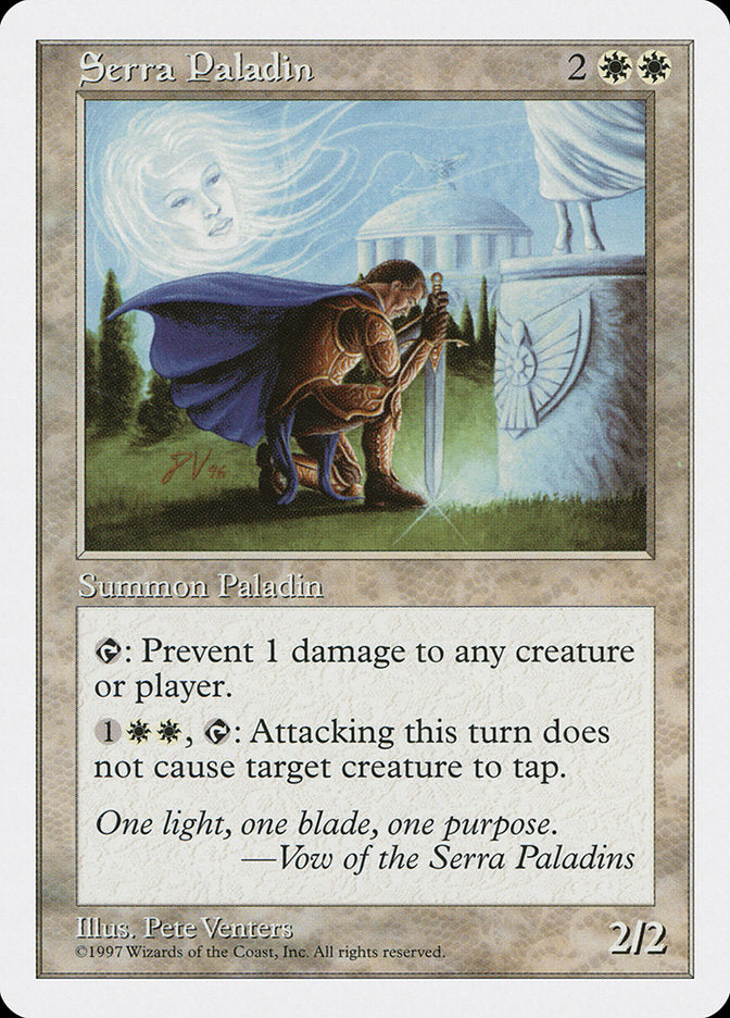 Serra Paladin [Fifth Edition] MTG Single Magic: The Gathering | Red Claw Gaming