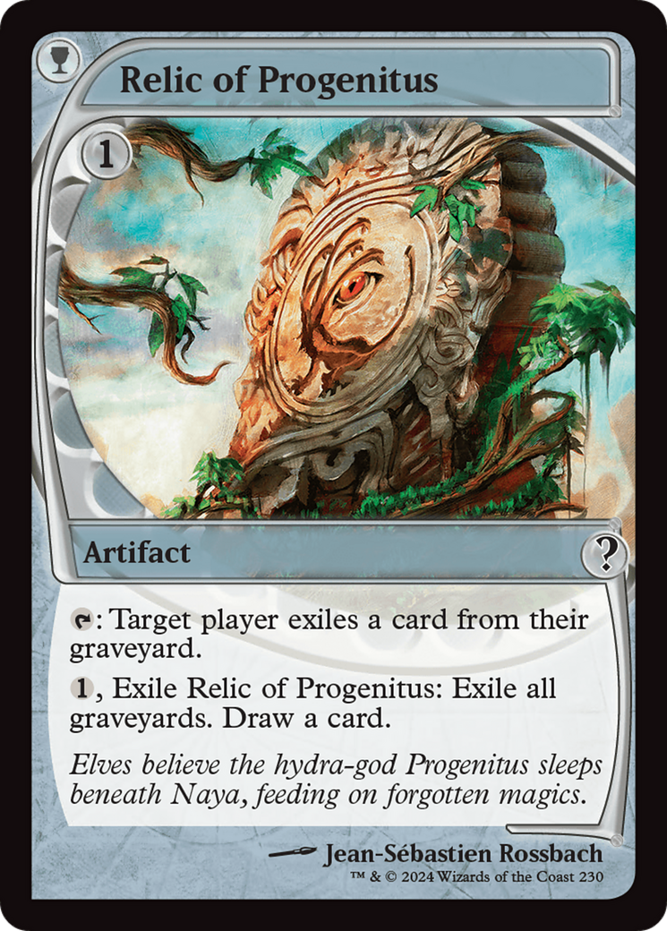 Relic of Progenitus (Future Sight) [Mystery Booster 2] MTG Single Magic: The Gathering | Red Claw Gaming