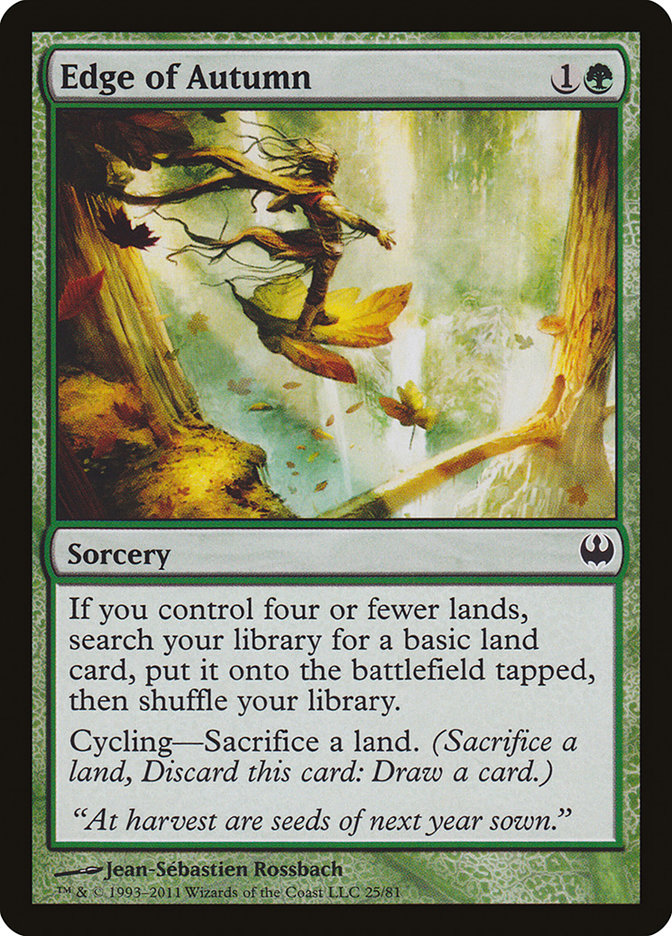 Edge of Autumn [Duel Decks: Knights vs. Dragons] MTG Single Magic: The Gathering | Red Claw Gaming