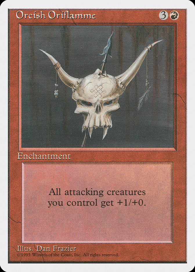 Orcish Oriflamme [Fourth Edition] MTG Single Magic: The Gathering | Red Claw Gaming
