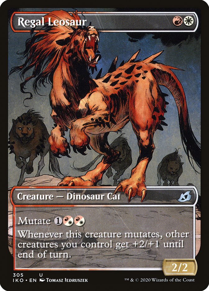 Regal Leosaur (Showcase) [Ikoria: Lair of Behemoths] MTG Single Magic: The Gathering | Red Claw Gaming