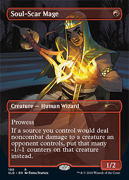 Soul-Scar Mage (Borderless) [Secret Lair Drop Series] MTG Single Magic: The Gathering | Red Claw Gaming