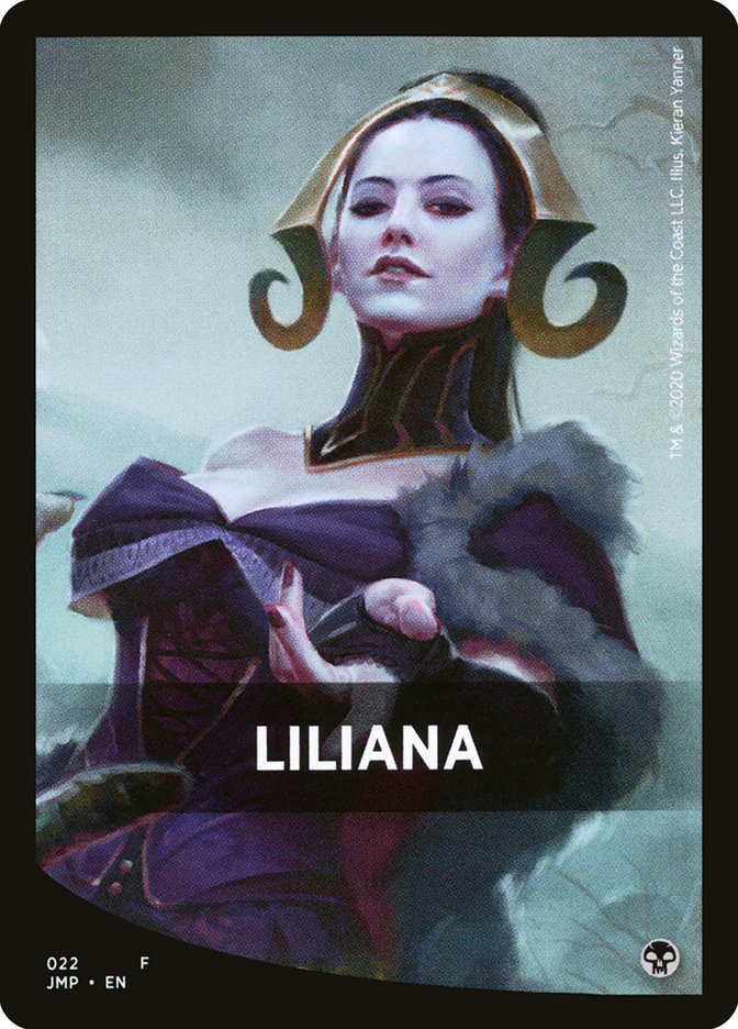 Liliana Theme Card [Jumpstart Front Cards] MTG Single Magic: The Gathering | Red Claw Gaming