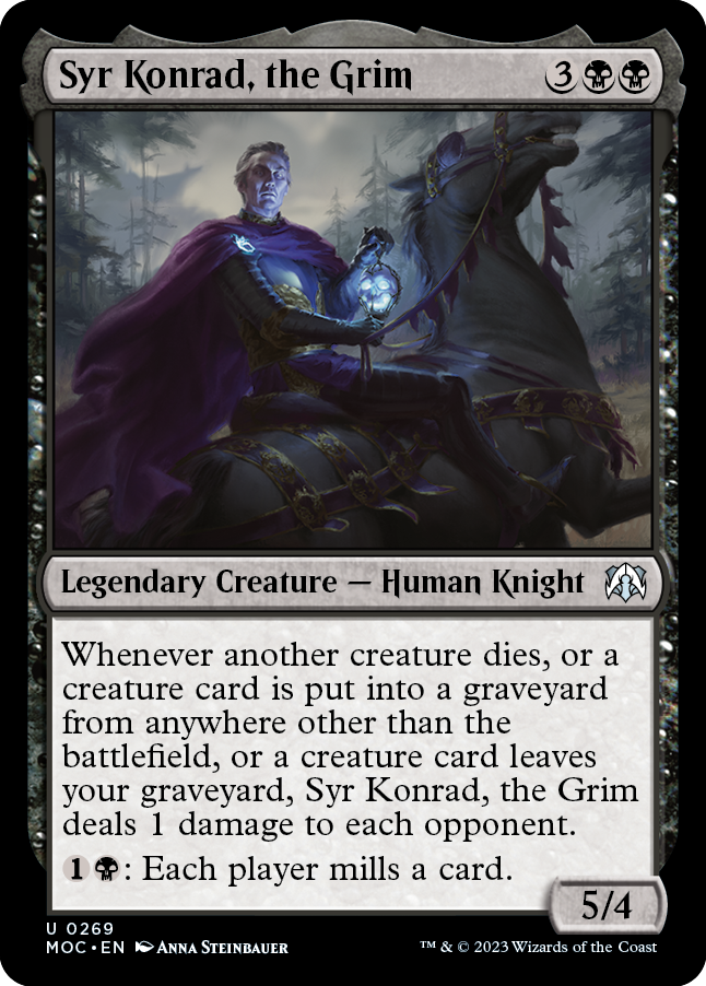 Syr Konrad, the Grim [March of the Machine Commander] MTG Single Magic: The Gathering | Red Claw Gaming