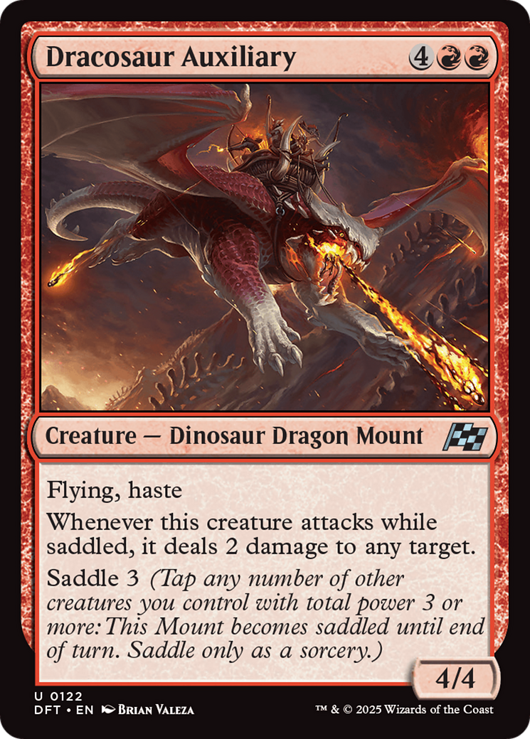 Dracosaur Auxiliary [Aetherdrift] MTG Single Magic: The Gathering | Red Claw Gaming