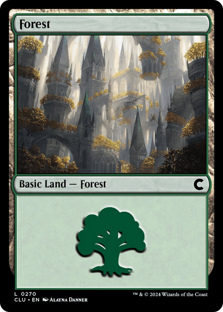 Forest (0270) [Ravnica: Clue Edition] MTG Single Magic: The Gathering | Red Claw Gaming