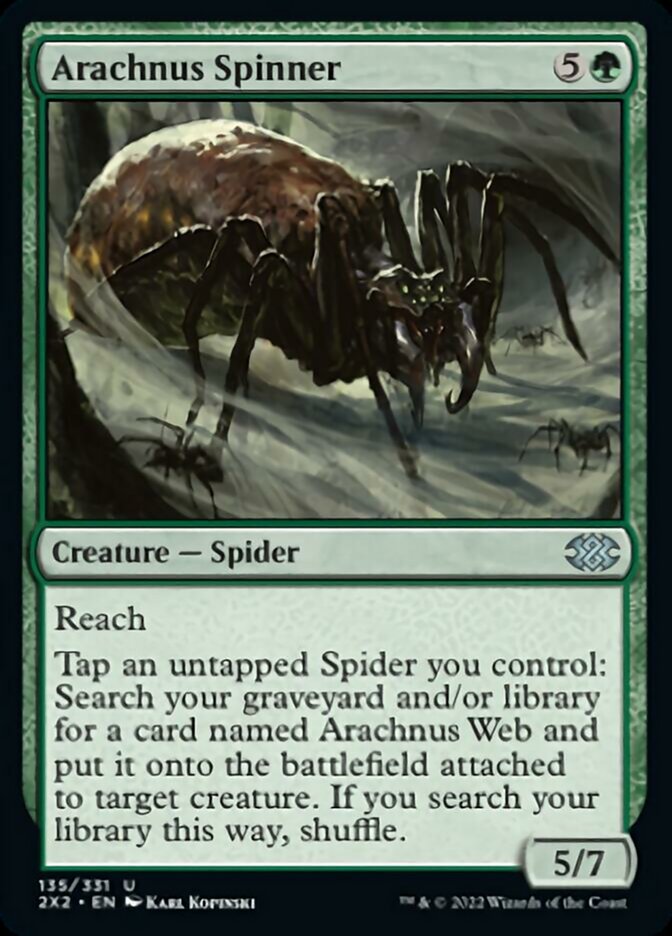 Arachnus Spinner [Double Masters 2022] MTG Single Magic: The Gathering    | Red Claw Gaming