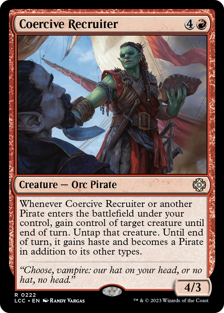 Coercive Recruiter [The Lost Caverns of Ixalan Commander] MTG Single Magic: The Gathering | Red Claw Gaming