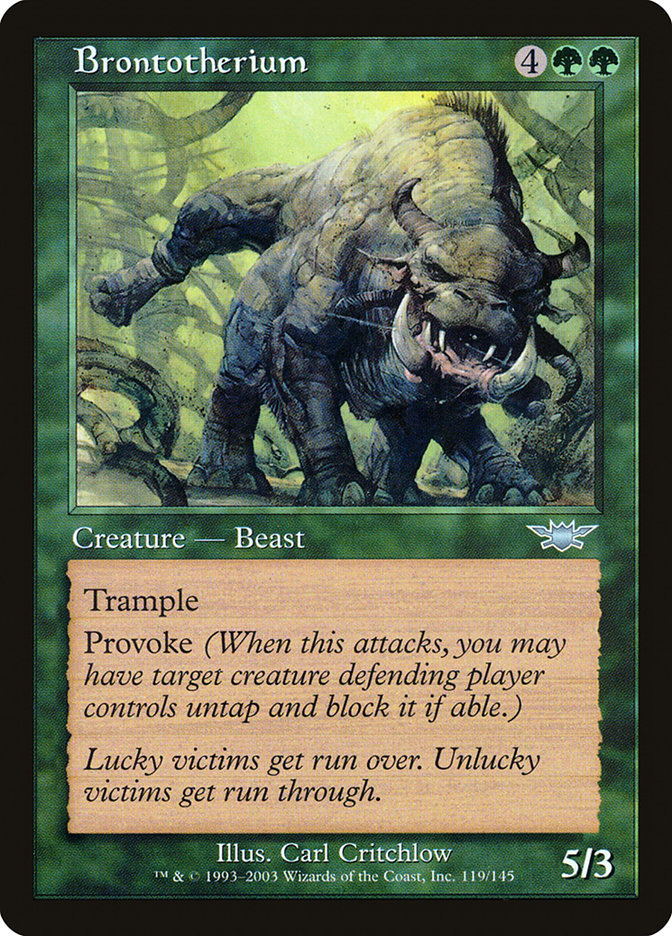 Brontotherium [Legions] MTG Single Magic: The Gathering | Red Claw Gaming