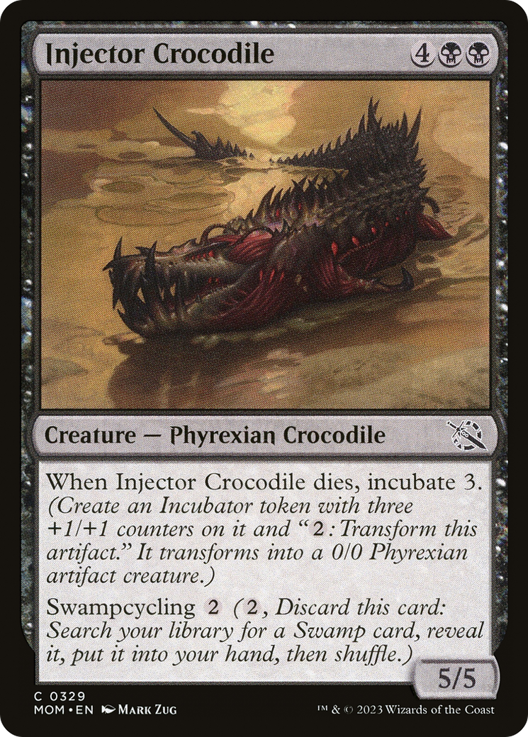 Injector Crocodile [March of the Machine] MTG Single Magic: The Gathering    | Red Claw Gaming