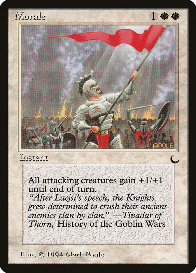 Morale [The Dark] MTG Single Magic: The Gathering | Red Claw Gaming