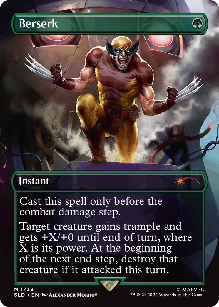 Berserk (1738) (Rainbow Foil) [Secret Lair Drop Series] MTG Single Magic: The Gathering | Red Claw Gaming