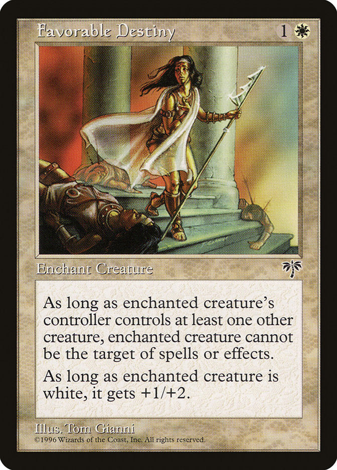 Favorable Destiny [Mirage] MTG Single Magic: The Gathering | Red Claw Gaming