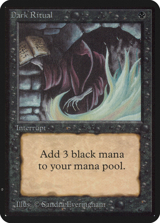 Dark Ritual [Alpha Edition] MTG Single Magic: The Gathering | Red Claw Gaming