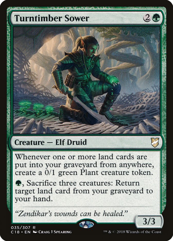 Turntimber Sower [Commander 2018] MTG Single Magic: The Gathering | Red Claw Gaming