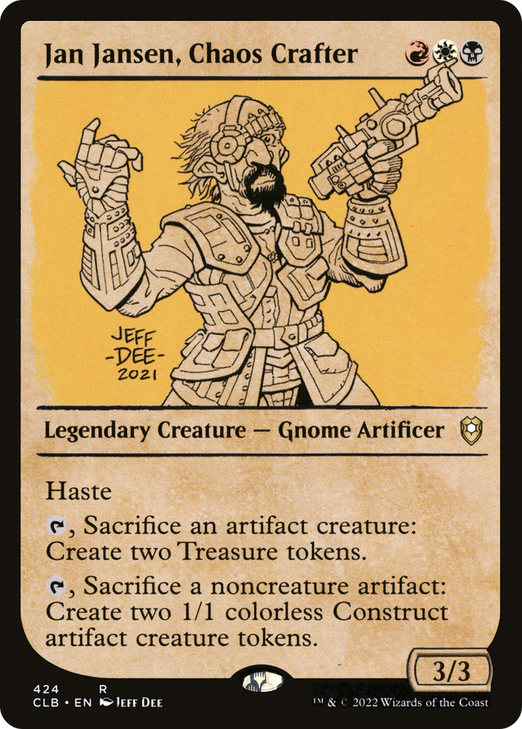 Jan Jansen, Chaos Crafter (Showcase) [Commander Legends: Battle for Baldur's Gate] MTG Single Magic: The Gathering | Red Claw Gaming