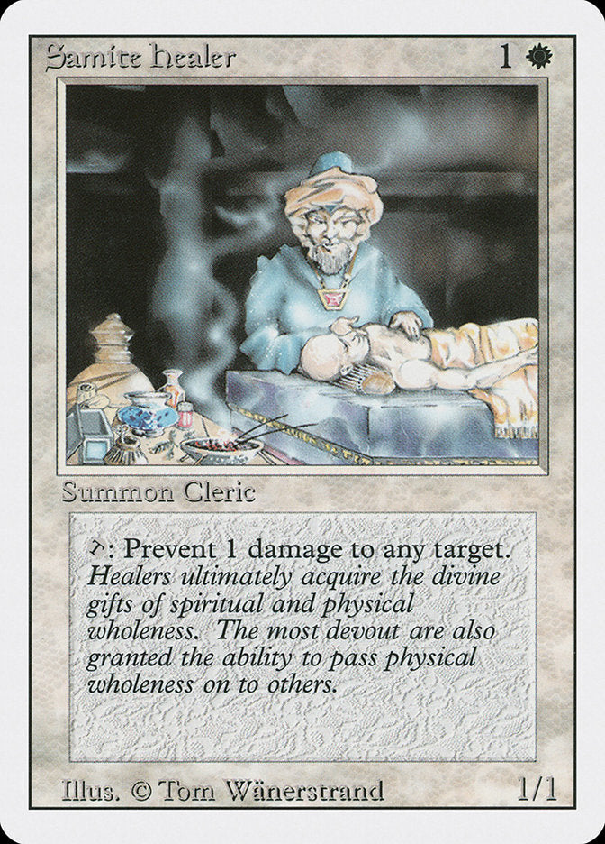 Samite Healer [Revised Edition] MTG Single Magic: The Gathering | Red Claw Gaming