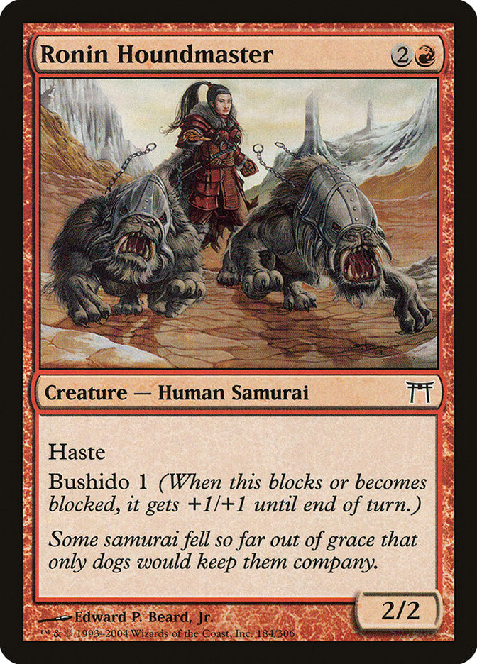 Ronin Houndmaster [Champions of Kamigawa] MTG Single Magic: The Gathering | Red Claw Gaming