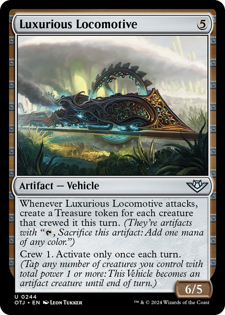 Luxurious Locomotive [Outlaws of Thunder Junction] MTG Single Magic: The Gathering | Red Claw Gaming