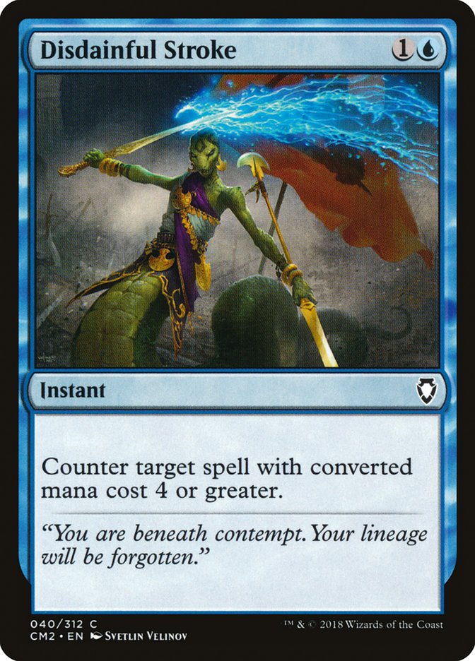 Disdainful Stroke [Commander Anthology Volume II] MTG Single Magic: The Gathering | Red Claw Gaming