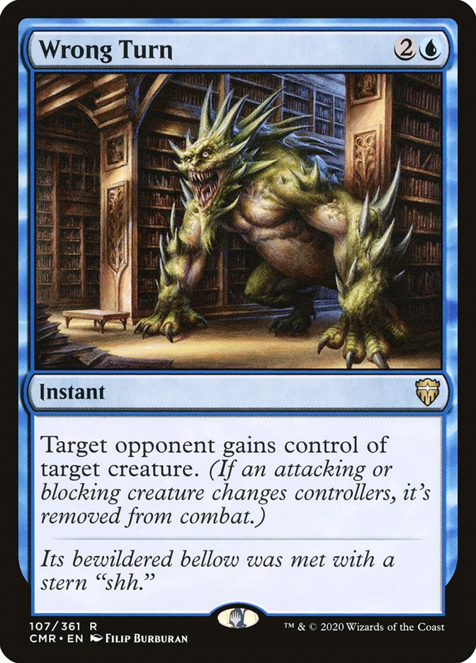 Wrong Turn [Commander Legends] MTG Single Magic: The Gathering | Red Claw Gaming