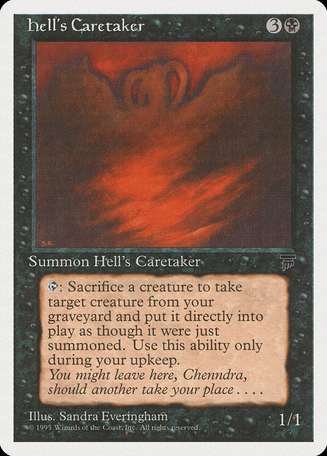 Hell's Caretaker [Chronicles] MTG Single Magic: The Gathering | Red Claw Gaming