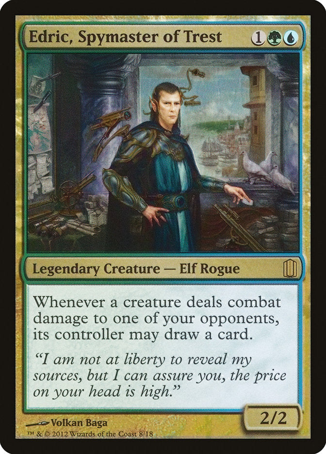 Edric, Spymaster of Trest [Commander's Arsenal] MTG Single Magic: The Gathering | Red Claw Gaming