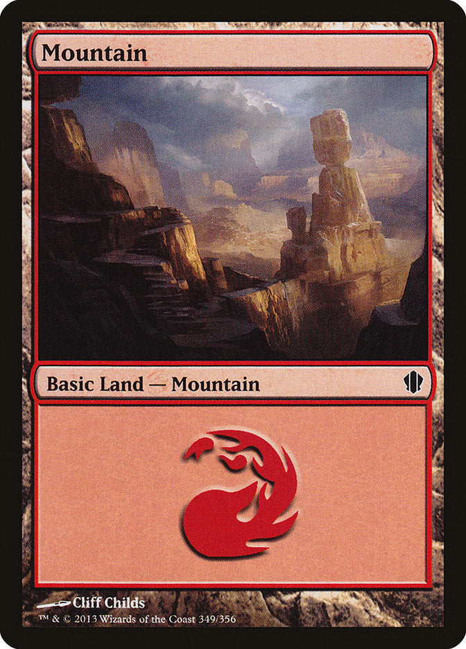 Mountain (349) [Commander 2013] MTG Single Magic: The Gathering | Red Claw Gaming