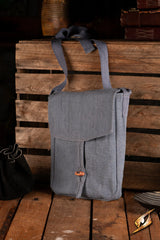 Traveler Satchel - Canvas LARP Iron Fortress Blue | Red Claw Gaming