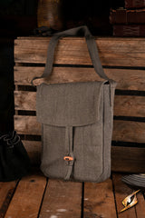 Traveler Satchel - Canvas LARP Iron Fortress Grey | Red Claw Gaming