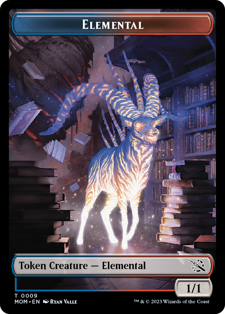 Elemental (9) // Phyrexian Hydra (12) Double-Sided Token [March of the Machine Tokens] MTG Single Magic: The Gathering | Red Claw Gaming