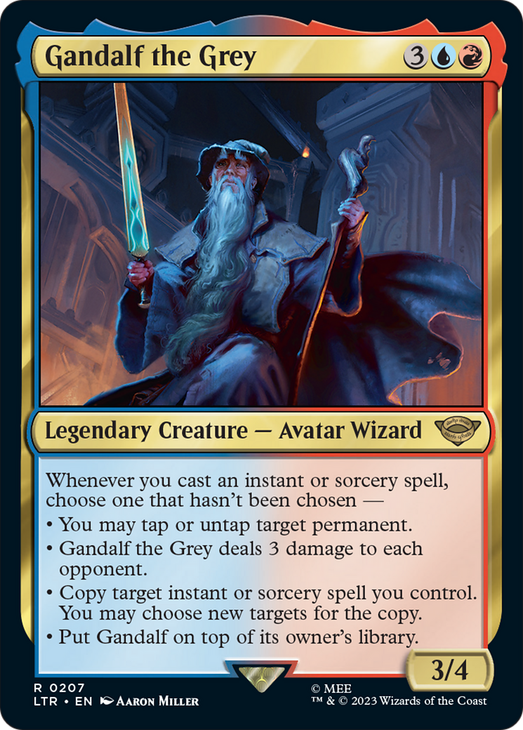 Gandalf the Grey [The Lord of the Rings: Tales of Middle-Earth] MTG Single Magic: The Gathering | Red Claw Gaming
