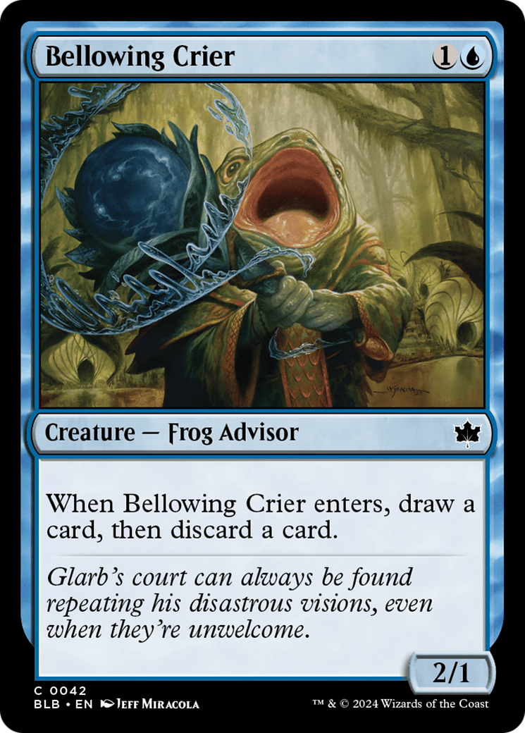 Bellowing Crier [Bloomburrow] MTG Single Magic: The Gathering | Red Claw Gaming