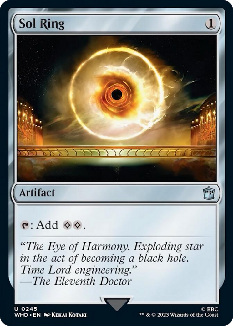 Sol Ring [Doctor Who] MTG Single Magic: The Gathering | Red Claw Gaming