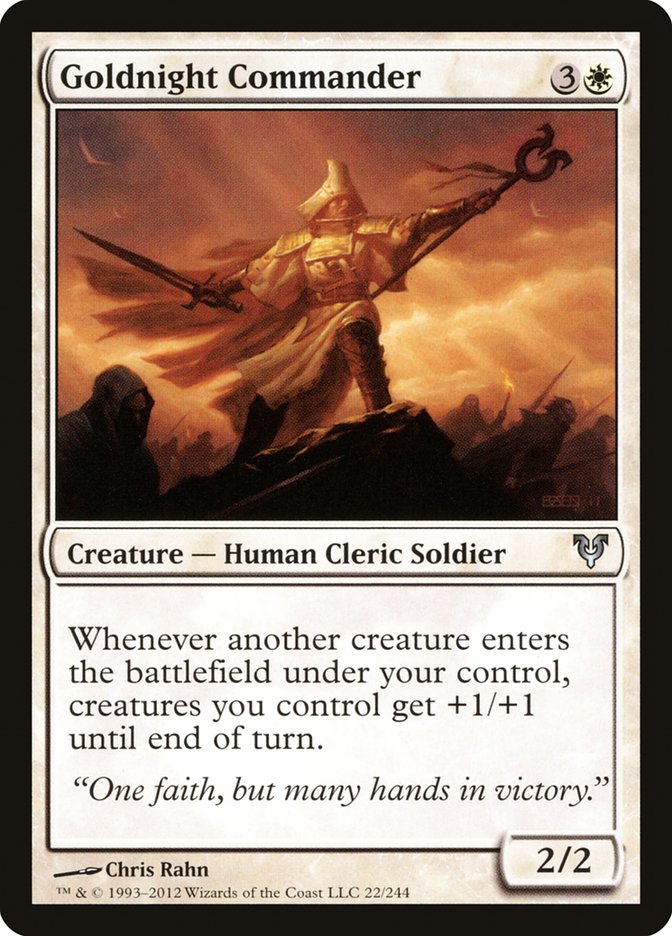 Goldnight Commander [Avacyn Restored] MTG Single Magic: The Gathering | Red Claw Gaming
