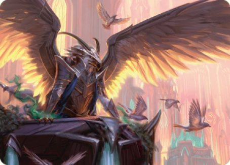 Falco Spara, Pactweaver 1 Art Card [Streets of New Capenna Art Series] MTG Single Magic: The Gathering | Red Claw Gaming