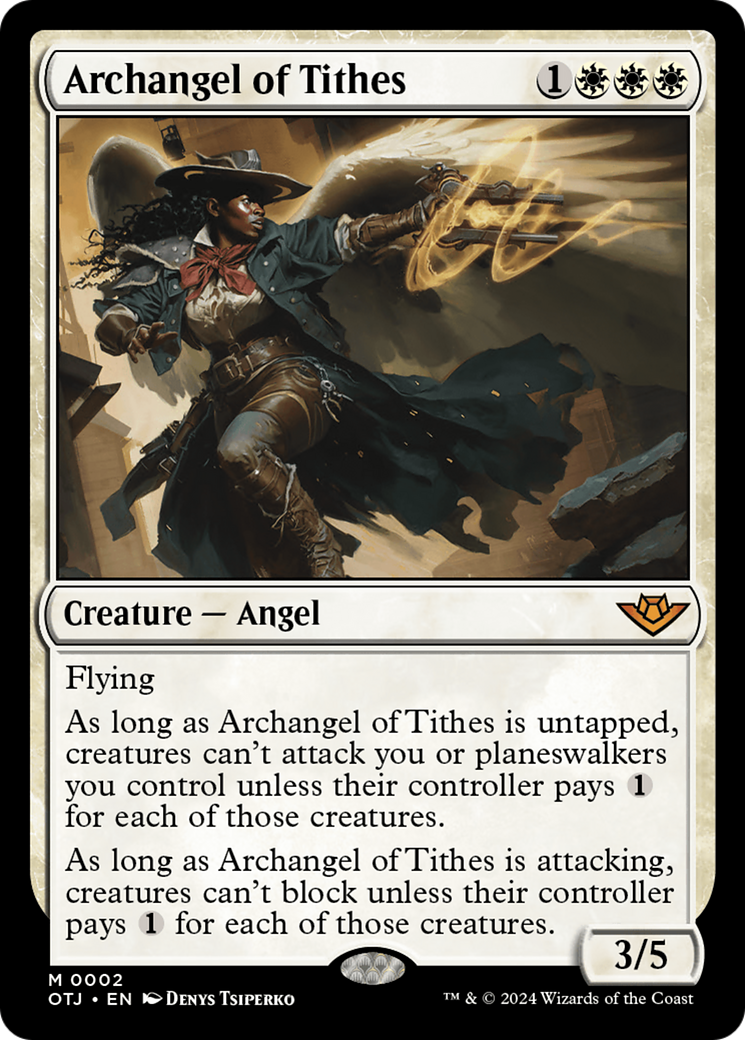 Archangel of Tithes [Outlaws of Thunder Junction] MTG Single Magic: The Gathering | Red Claw Gaming