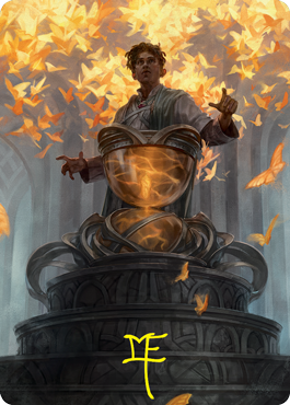 Introduction to Prophecy Art Card (Gold-Stamped Signature) [Strixhaven: School of Mages Art Series] MTG Single Magic: The Gathering | Red Claw Gaming