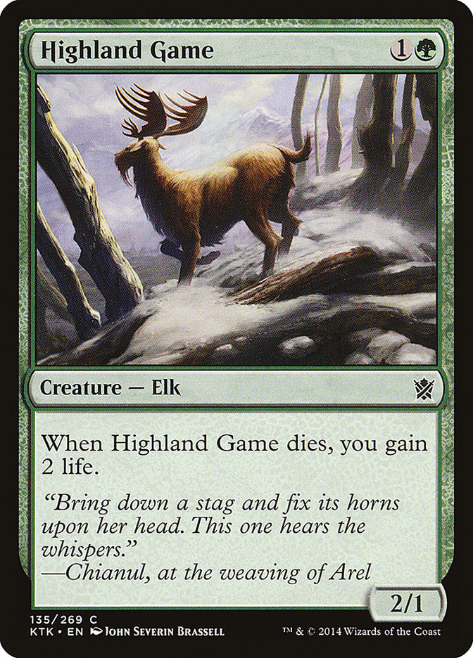 Highland Game [Khans of Tarkir] MTG Single Magic: The Gathering | Red Claw Gaming