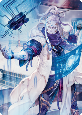Tameshi, Reality Architect 2 Art Card [Kamigawa: Neon Dynasty Art Series] MTG Single Magic: The Gathering | Red Claw Gaming