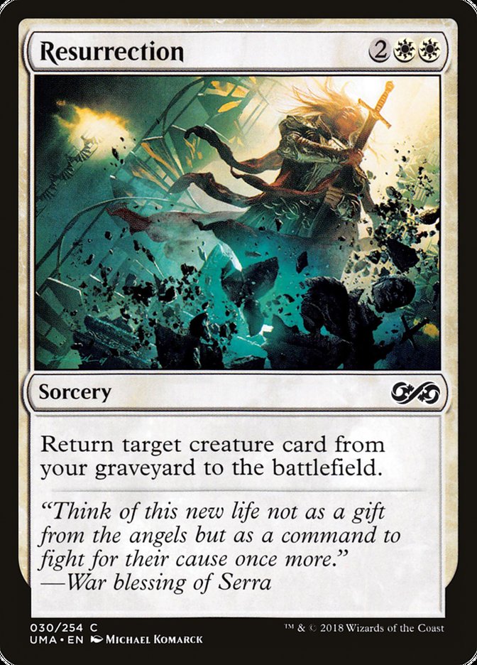 Resurrection [Ultimate Masters] MTG Single Magic: The Gathering | Red Claw Gaming