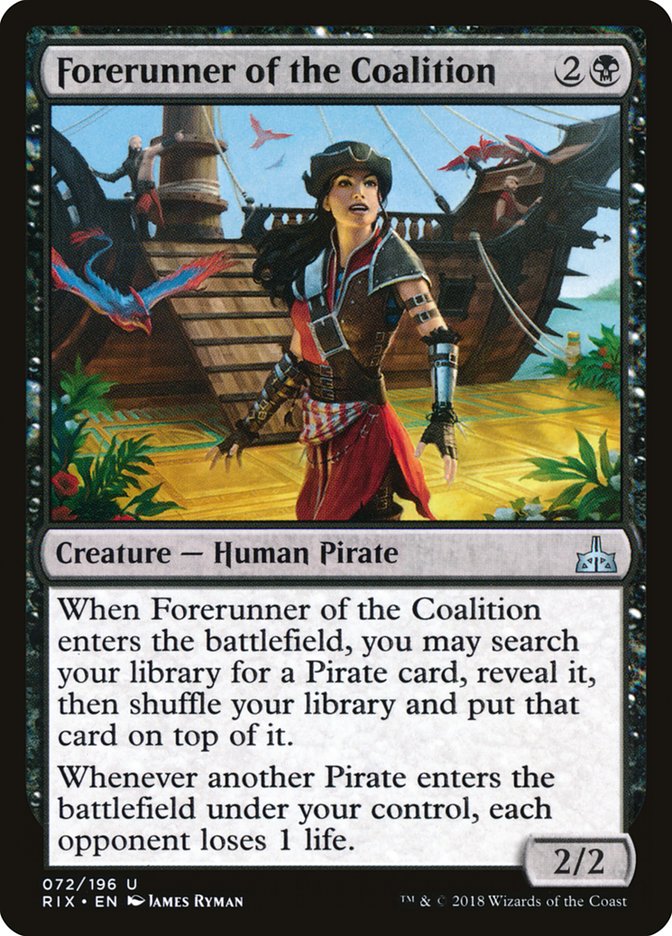Forerunner of the Coalition [Rivals of Ixalan] MTG Single Magic: The Gathering | Red Claw Gaming