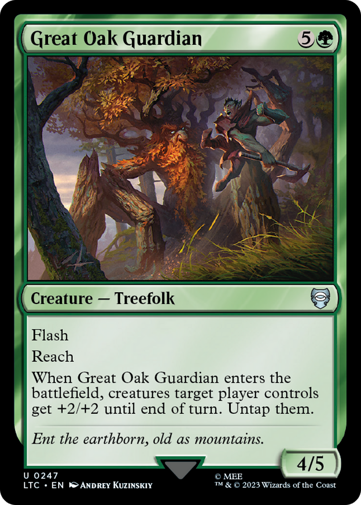 Great Oak Guardian [The Lord of the Rings: Tales of Middle-Earth Commander] MTG Single Magic: The Gathering | Red Claw Gaming