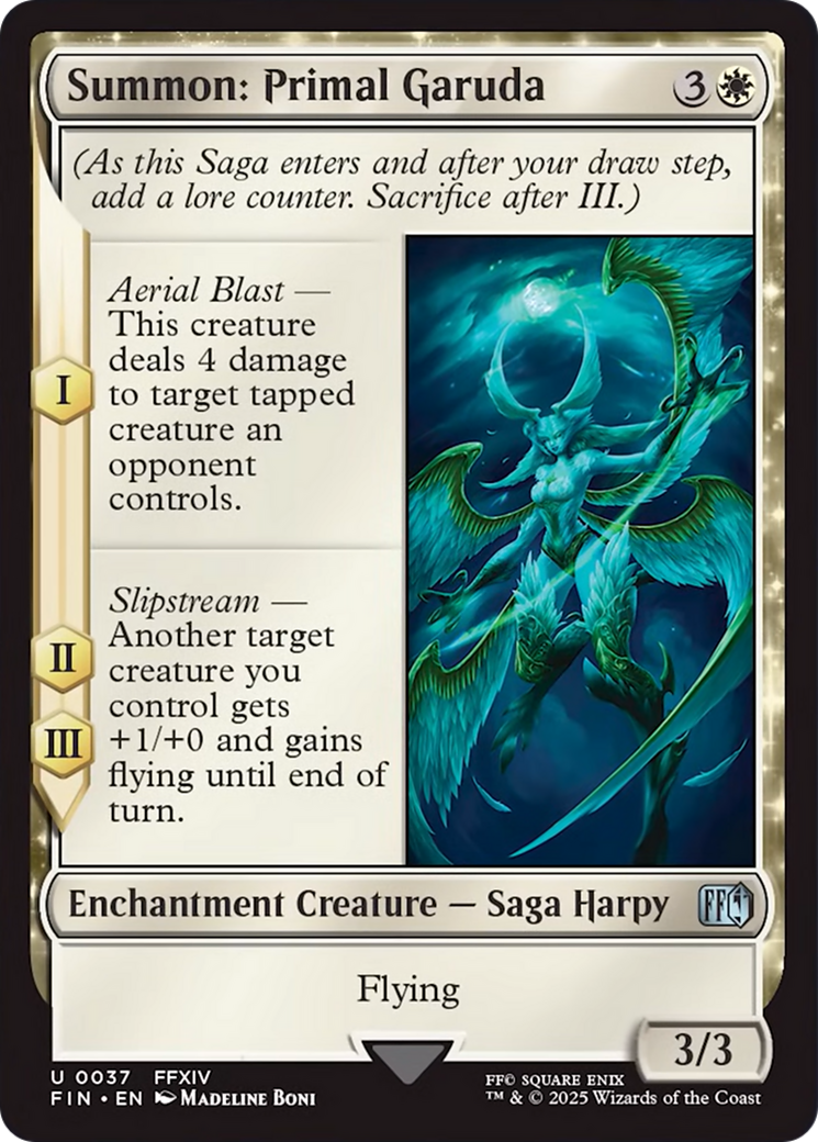 Summon: Primal Garuda [FINAL FANTASY] MTG Single Magic: The Gathering | Red Claw Gaming
