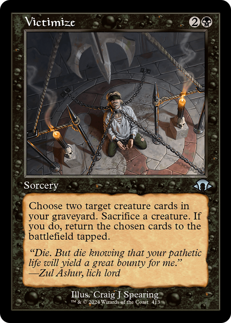 Victimize (Retro) [Modern Horizons 3] MTG Single Magic: The Gathering | Red Claw Gaming
