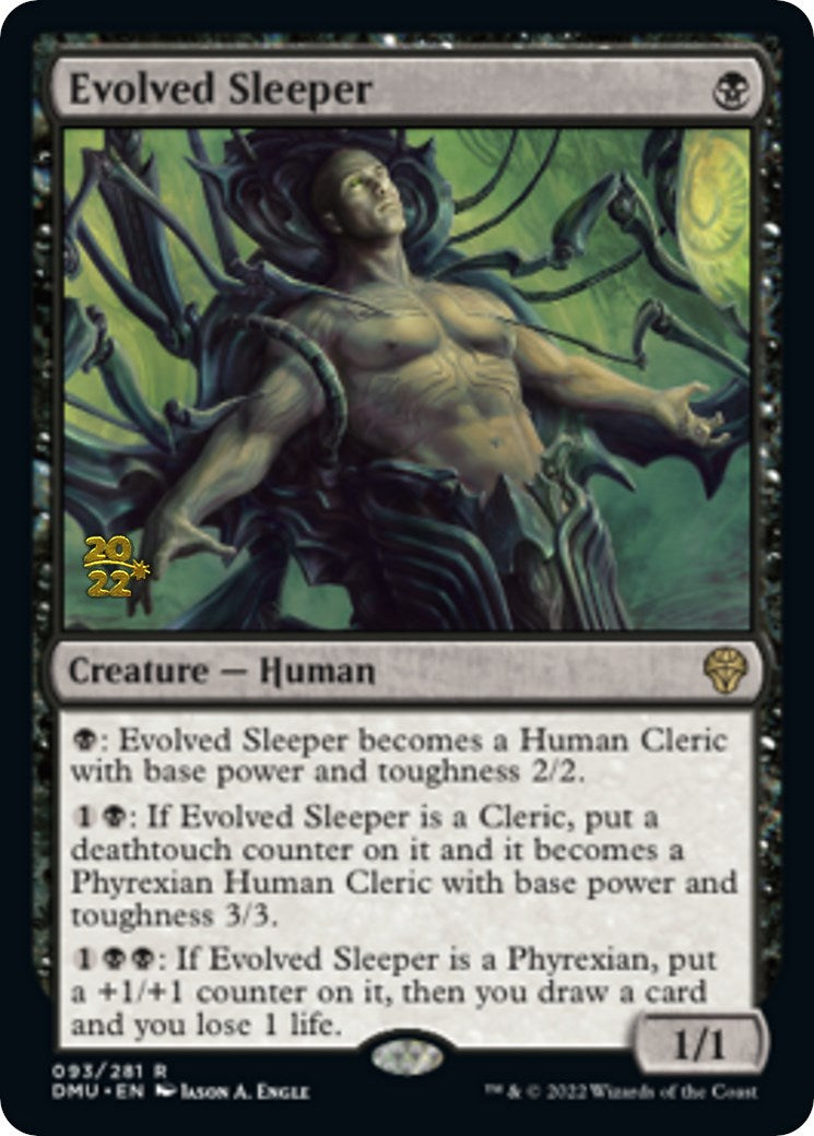 Evolved Sleeper [Dominaria United Prerelease Promos] MTG Single Magic: The Gathering | Red Claw Gaming