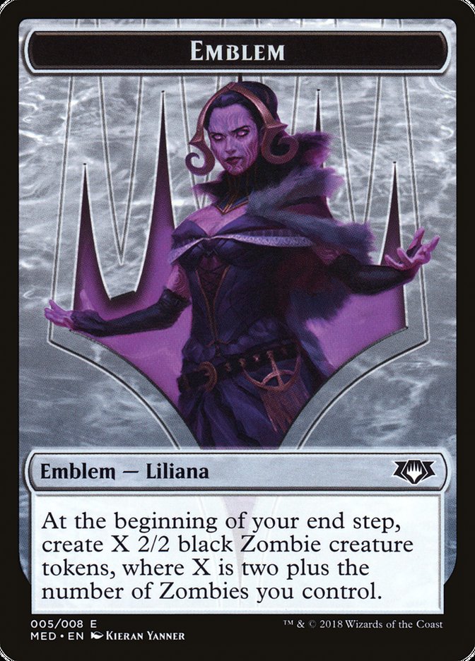 Liliana, the Last Hope Emblem [Mythic Edition Tokens] MTG Single Magic: The Gathering | Red Claw Gaming