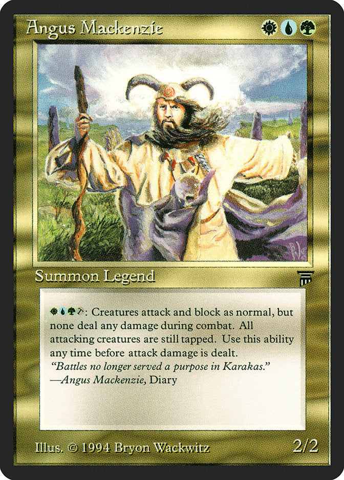 Angus Mackenzie [Legends] MTG Single Magic: The Gathering | Red Claw Gaming