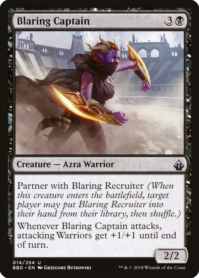 Blaring Captain [Battlebond] MTG Single Magic: The Gathering | Red Claw Gaming