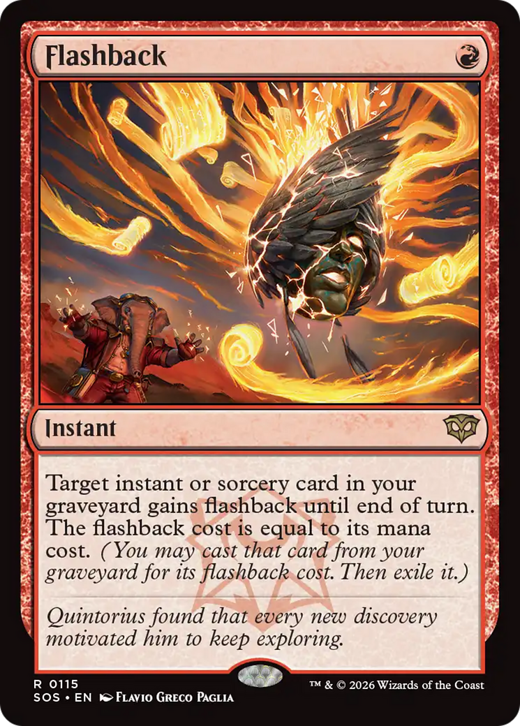 Flashback [Secrets of Strixhaven] MTG Single Magic: The Gathering | Red Claw Gaming